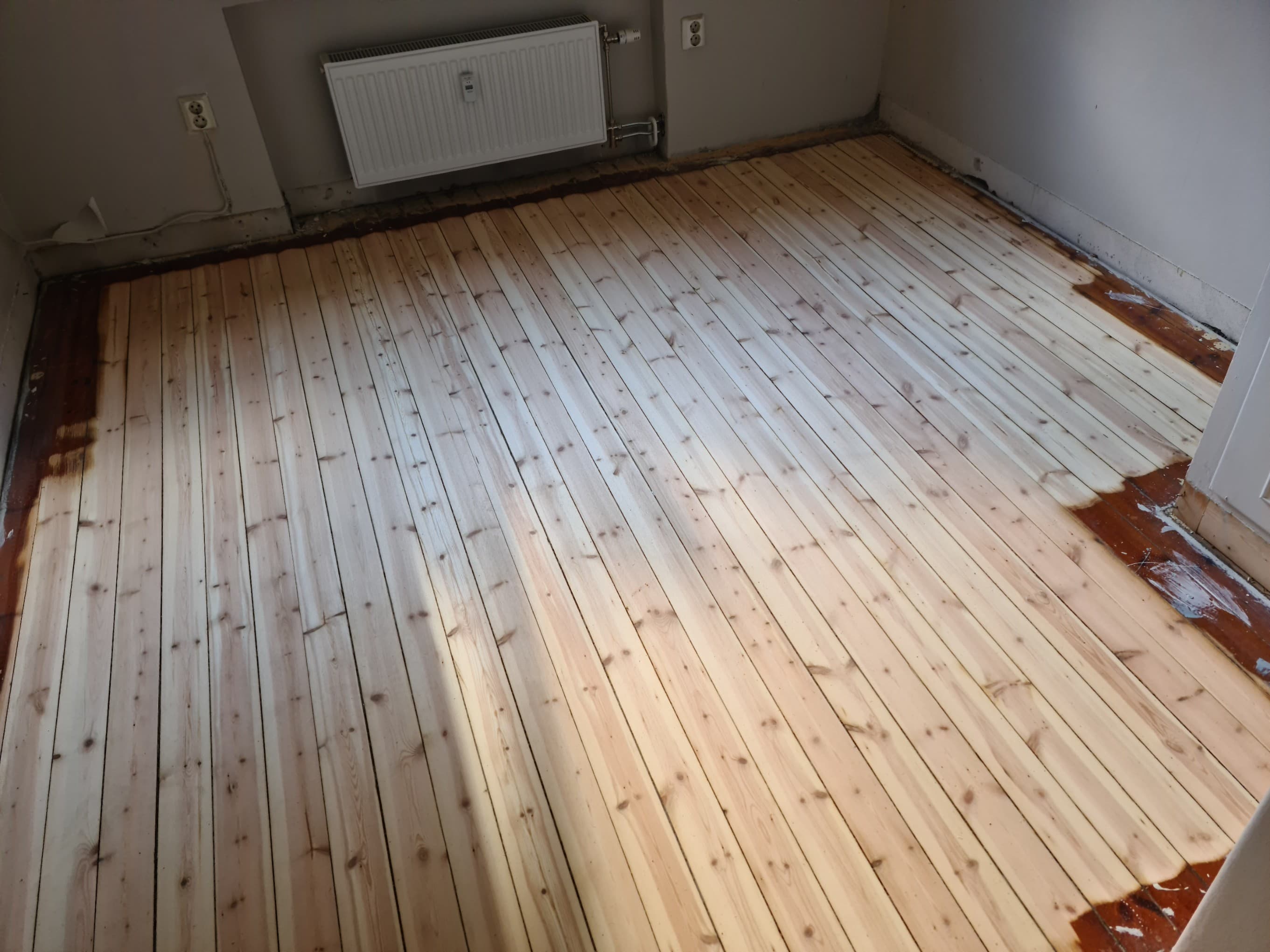Og så ble det slik etter rødmalingen